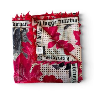 Faliero Sarti sjaal met bloemenprint.